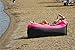 MAMBLE Inflatable Lounger Sofa Portable Sofa Bed Air Sofa for Travelling, Camping, Beach, Park Pink
