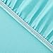 Fitted Playard Sheets - 2 Pack Mini Crib Sheet Set,Pack n Play Mattress Cover, Stretchy Ultra Soft,Teal/Grey
