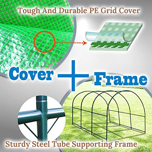 BenefitUSA Multiple Size Large Greenhouse Walk in Outdoor Plant Gardening Hot Greenhouse (12'x7'x7') - Thumbnail 6