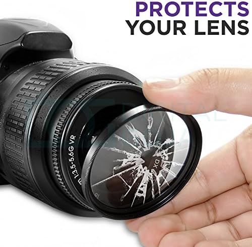 58mm Altura Photo UV Ultraviolet Lens Filter for Canon Rebel T6i T6s T5i T4i T3i T3 T2i T1i XT XTi XSi SL1, EOS 700D 650D 600D 1100D 550D 500D 100D 6