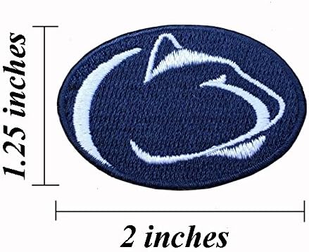 Penn State Nittany Lions Small Size 2 Inches Embroidered Iron On Patch.