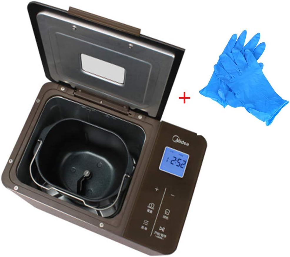 GPWDSN Oven Bread Machine Blender Stainless Steel Automatic Multifunctional Household Bread Maker, Power Off Memory Function, Heat Preservation Waffle Sandwich Whisk