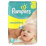 Pampers Swaddlers Diapers, Size 2, Jumbo Pack, 32 Count
