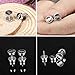 Godyce Batman Earring Studs for Men Women Stainless Steel Jewelry