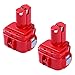 2Pack 3600mAh 12 Volt Replacement Battery Compatible with Makita 12V Battery Ni-Mh 1200 1220 1201 PA12 1222 1233S 1233SA 1233SB 1234 1235 192681-5 Cordless Power Tools
