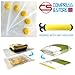 Compress & Store 20 X 28 Inch M- Superior Seals Vacuum Storage Bags (80% More Storage Than Leading Brands) Free Hand Pump For Travel! (5 Pack)