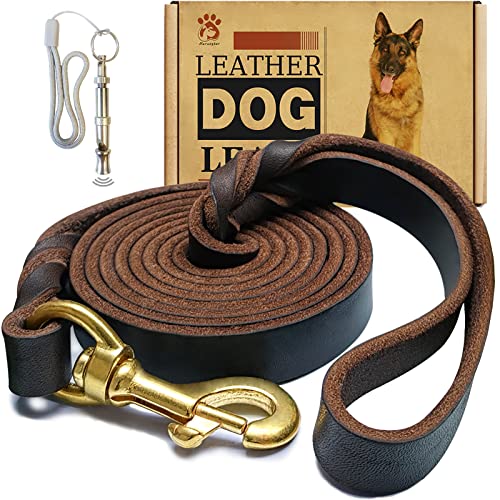 MERUOGKAR Leather Dog Leash
