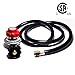 DOZYANT 20PSI 0-20PSI Adjustable High Pressure Propane Regulator with Hose, Black