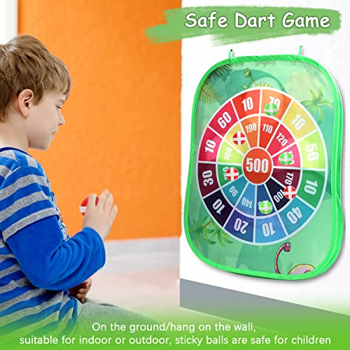 SevenQ Bean Bag Toss Game for Kids, 2 in1 Cornhole Bags Boards Double