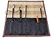 MasterChinese Large 15x14 Inches (36x38cm) Bamboo Calligraphy Brush Paintbrush Holder RollUp Protection