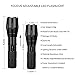 Tactical Led Flashlight Torch, Refun A100 High-Powered Flash Light, Rechargeable Tac Light, Water Resistant Handheld Flashlight with Zoom Function and 5 Modes