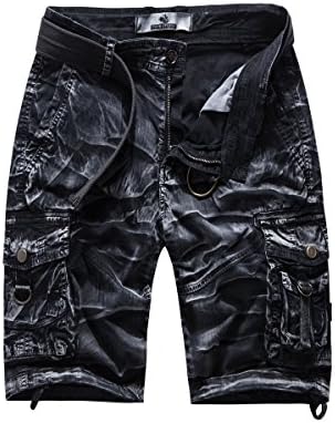 FOURSTEEDS Women's Cotton Relaxed Fit Casual Multi-Pocket Bermuda Cargo Shorts