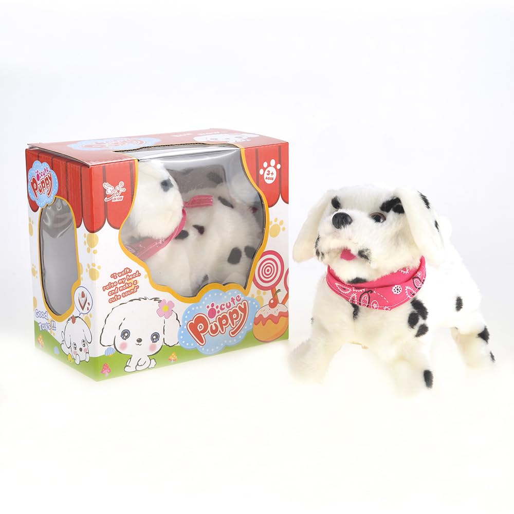 PowerTRC Cute Somersault Little Puppy | Barks, Sits, Walk, and Flips | Pet Toy Dog