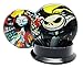Jack & Sally Graffiti - Nightmare Before Christmas Ear Plugs - Acrylic Screw-On - 10 Sizes - Brand NewPair (0 Gauge (8mm))