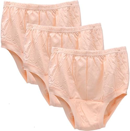 Brief Panties for Women 100% Cotton Underpants Hi-Waist Packs of 3