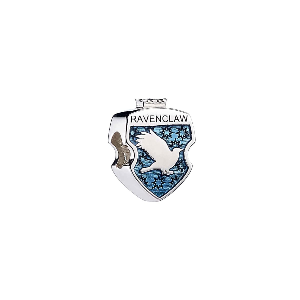 Harry Potter Sterling Silver Ravenclaw House Shield Spacer Bead