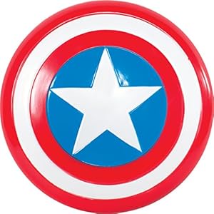 Avengers – Escudo de Capitán América para niño, Talla única infantil (Rubie’s 35640)