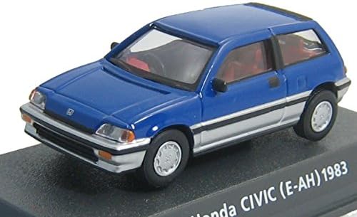 Amazon コナミ 1 64 Car Of The 80 S Edition Blue Honda ワンダーシビック 型式e Ah 19 青 ミニカー ダイキャストカー ホビー