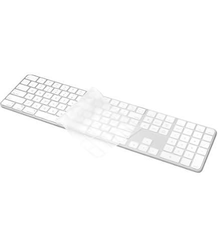 Amazon.com: Keyboard Cover for Apple Magic Keyboard with Touch ID