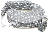 My Brest Friend Nursing Pillow, Sage Dotted Daisies, Grey, Green