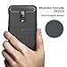 OnePlus 6T Case, Dretal Carbon Fiber Shock Resistant Brushed Texture Soft TPU Phone case Anti-Fingerprint Flexible Full-Body Protective Cover for OnePlus 6T (6.4 Inches) (Black)