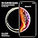 QEONIX iPhone XS Max Privacy Screen Protector 6.5 inch, Premium Anti-Spy Real 9H Tempered 3D Glass / Case Friendly, Scratch Proof