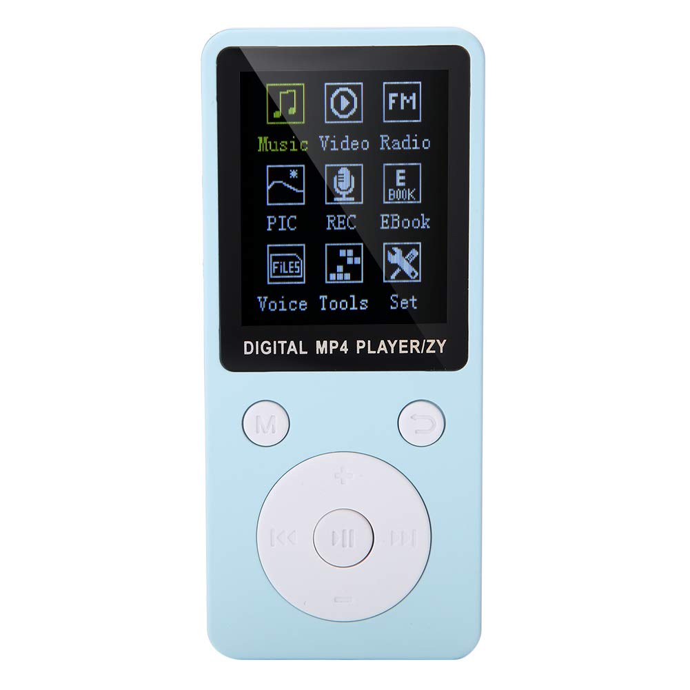Annadue Portable MP4 Player with TF Card Slot Supports 32G Memory Cards, e Book/Video/Radio/Music Player with Headphones.