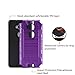 Huawei Sensa 4G LTE [Straight Talk] H710VL H715BL / Honor 5X Armor Case Heavy Duty Brushed Metal Metallic Finish Slim Fit Shock Impact Dual Layer Protection Hybrid TPU Hard Case (Purple)