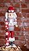 Clever Creations Snowboarding Santa 14 Inch Traditional Wooden Nutcracker, Festive Christmas Décor for Shelves and Tables