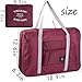 Travel Bag with High Capacity Foldable Storage Duffle Bag for Men Women (Red)