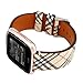 Bands for Fitbit Versa & Versa Lite/Versa 2, Jimbird PU Leather Replacement Bracele Wrist Watch Band for Fitbit Versa Fitness Smart Watch