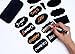 Chalkboard Labels - Organize Files and Mason Jars with Self Adhesive Stick Anywhere Reusable / Removable Premium Large Sticker Set & 2 Erasable Liquid Chalk Markers