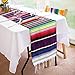14 x 84 inch Mexican Table Runner for Mexican Party Decorations Wedding Supplies, Cotton Mexican Serape Table Runner