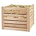 Greenes Fence Cedar Wood Composter, 23.25 Cu ft / 173.92 gallons - Made in USA with North American Cedar