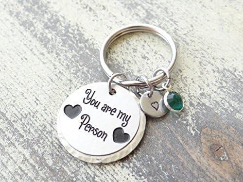 you are my person keychain, best friends, friends forever, you're my person keychain, you're my person, greys anatomy