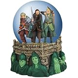 Westland Giftware Light-Up Water Globe Figurine, 100mm, Lord of The Rings The Battle