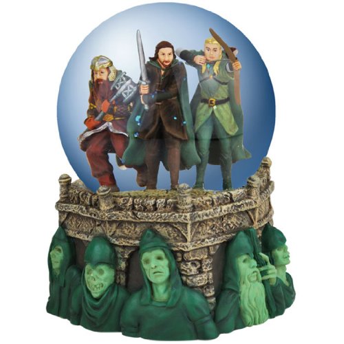 Westland Giftware Light-Up Water Globe Figurine, 100mm, Lord of The Rings The Battle