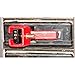 2 Pcs, .059 Steel; Crs Finish Zinc Plated; Red Powder Coat Universal Breaker Lock Out Device Easy to Install