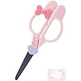 SanrioOriginal Face Shaped Scissors (Japan Import) - Includes Cherry Blossom Message Card (My Melody)