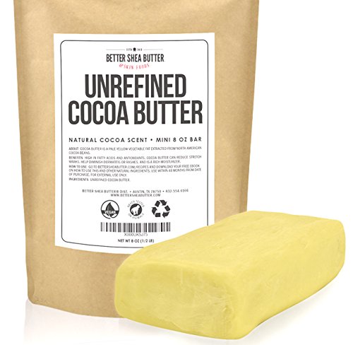 Unrefined Cocoa Butter - Raw 100% Pure With Natural Cocoa Scent - Use In Diy .. 19 51wdslWLJPL