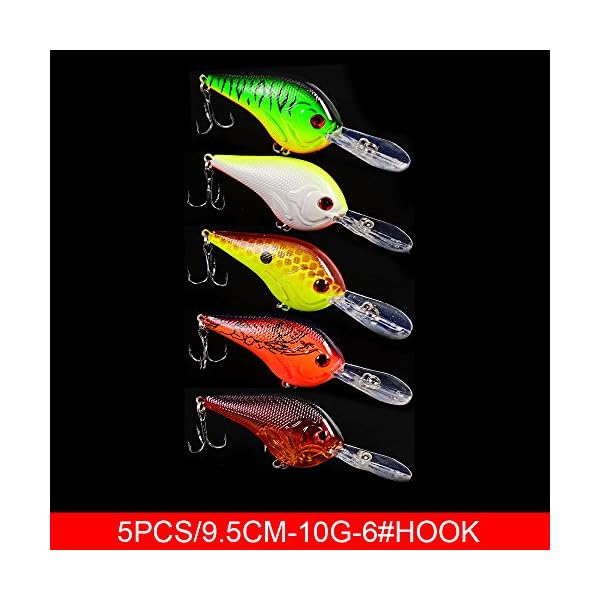 Kit De 48 Leurres De Pêche CHSEEO - Leurres Articulés, Crankbaits, Hameçons - Pour Mer Et Eau Douce