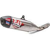 Yoshimura RS-12 Slip-On Stainless Carbon Fiber Cap Compatible with Honda CRF450R CRF450RX 2021-2024 225852S320