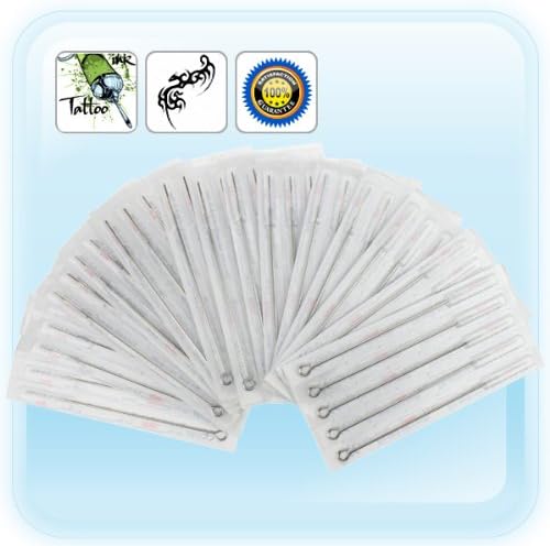 100 PCS tattoo disposable needles 3RS 5RS 7RS 9RS MIX