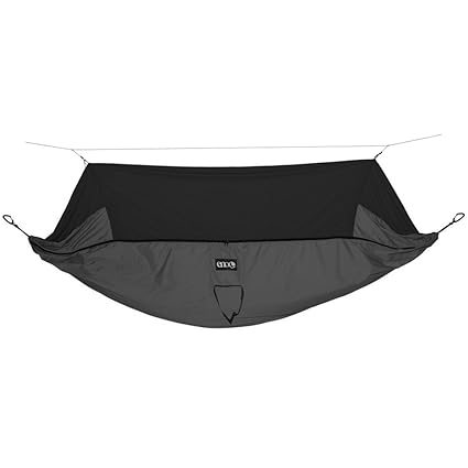 ENO Eagles Nest Outfitters - JungleNest Hammock, Includes Hammock and Bug Net, Grey