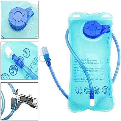Happyyous 2L Hydration Bladder Leak Proof Water Reservoir,Military Water Storage Bladder Bag,Backpack Pack BPA Free For Hiking Biking Climbing Cycling Running Camping
