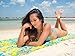 AVAWAVA Microfiber Beach Towel for Travel - XL 6 feet 6 inches, Sand Free, Oversized and Packable, Quick Dry Swim Towel- Beautiful Zen Design on Both Sides- 300 GSM