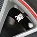 4x Chrome Silver Crown Tire Wheel Air Valve Stem Cap Set For ATV Car Hotrod Ratrod SUV Truck Ford Dodge GMC Toyota Honda Nissan Subaru Cadillac Chevrolet