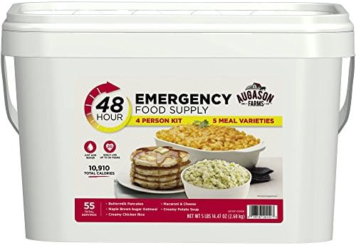 Augason Farms Emergency Food 48 Hour 4 Person Family Pack Survival Food Storage Disaster Prepardness Kit