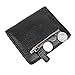 S-ZONE Women Genuine Leather RFID Blocking Small Compact Bifold Pocket Wallet