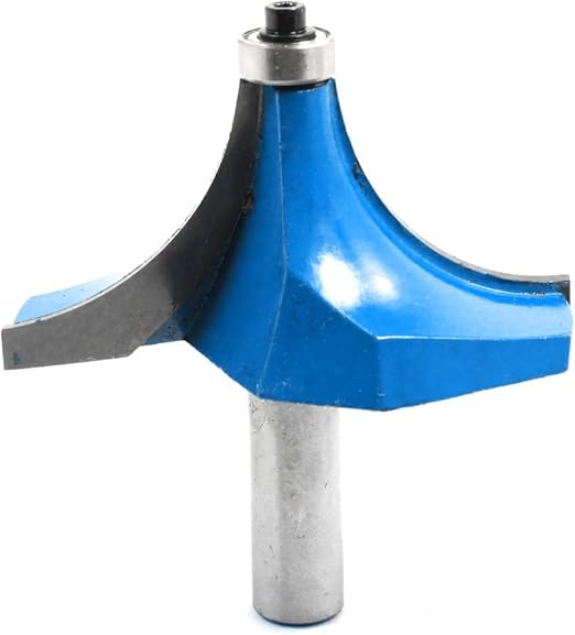 uxcell Woodworking Metal Straight Shank Corner Rounding Bit 1/2 inches
